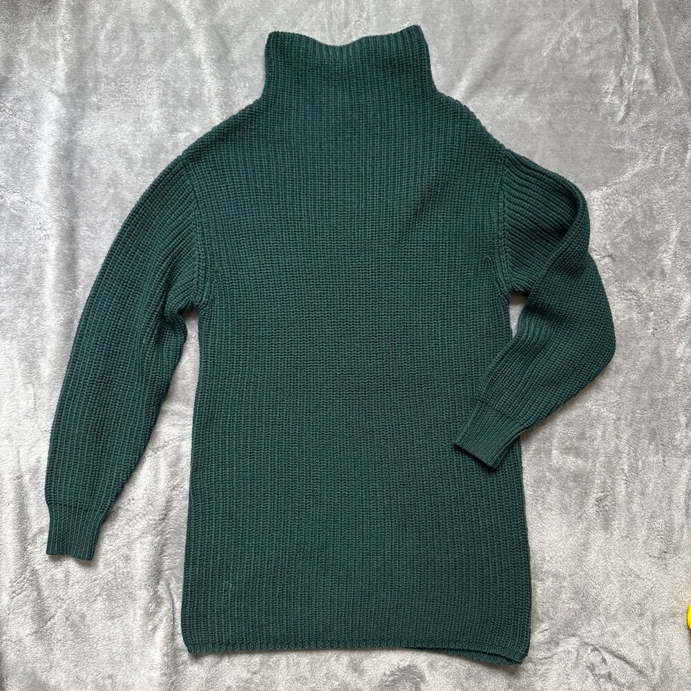 Aritzia Wilfred Montpellier Turtleneck Sweater Merino Wool Oversized Size XXS